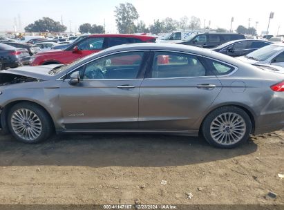 Lot #3056477238 2014 FORD FUSION HYBRID TITANIUM