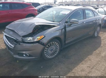 Lot #3056477238 2014 FORD FUSION HYBRID TITANIUM