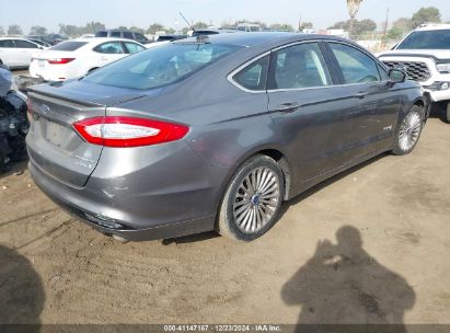 Lot #3056477238 2014 FORD FUSION HYBRID TITANIUM