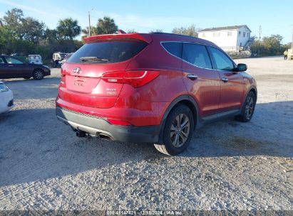 Lot #3051091392 2014 HYUNDAI SANTA FE SPORT 2.4L