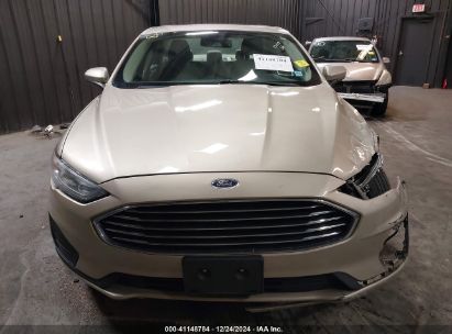 Lot #3052070298 2019 FORD FUSION HYBRID SE