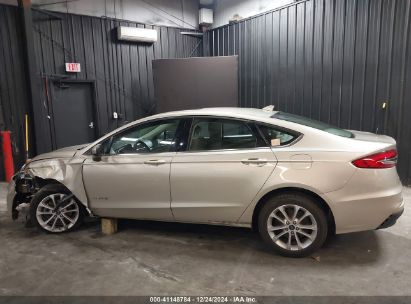 Lot #3052070298 2019 FORD FUSION HYBRID SE