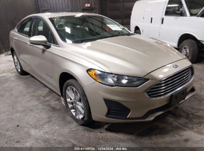 Lot #3052070298 2019 FORD FUSION HYBRID SE