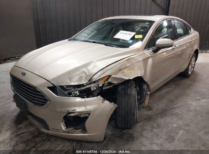 Lot #3052070298 2019 FORD FUSION HYBRID SE