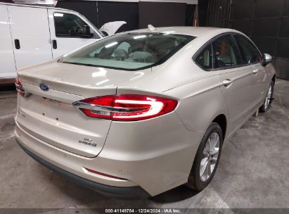 Lot #3052070298 2019 FORD FUSION HYBRID SE