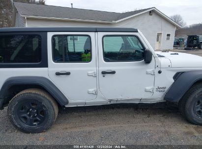 Lot #3051080856 2019 JEEP WRANGLER UNLIMITED SPORT 4X4