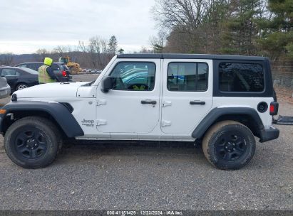 Lot #3051080856 2019 JEEP WRANGLER UNLIMITED SPORT 4X4