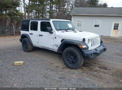 Lot #3051080856 2019 JEEP WRANGLER UNLIMITED SPORT 4X4