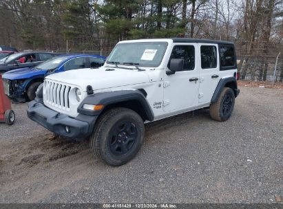 Lot #3051080856 2019 JEEP WRANGLER UNLIMITED SPORT 4X4