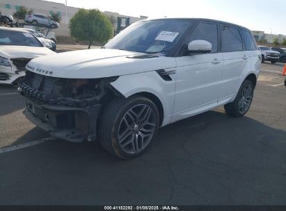 Lot #3051079465 2016 LAND ROVER RANGE ROVER SPORT 3.0L V6 SUPERCHARGED SE