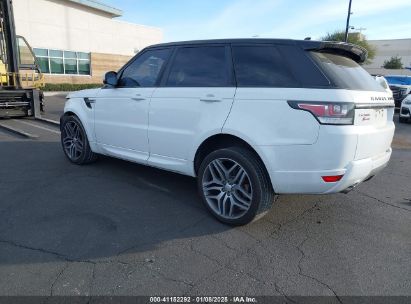 Lot #3051079465 2016 LAND ROVER RANGE ROVER SPORT 3.0L V6 SUPERCHARGED SE