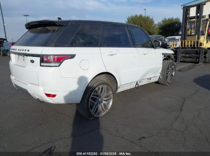 Lot #3051079465 2016 LAND ROVER RANGE ROVER SPORT 3.0L V6 SUPERCHARGED SE