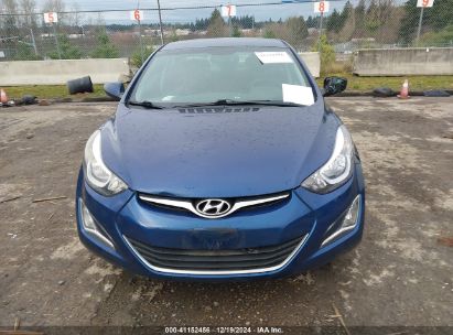 Lot #3034053812 2016 HYUNDAI ELANTRA SE