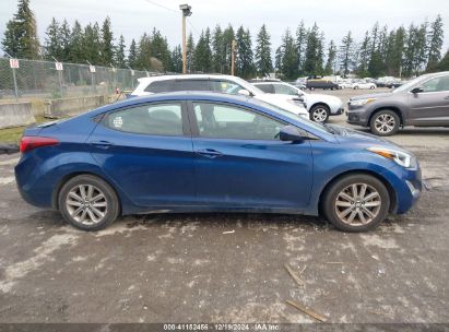 Lot #3034053812 2016 HYUNDAI ELANTRA SE