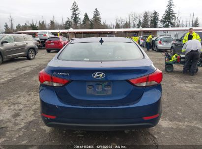 Lot #3034053812 2016 HYUNDAI ELANTRA SE