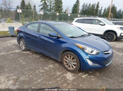 Lot #3034053812 2016 HYUNDAI ELANTRA SE