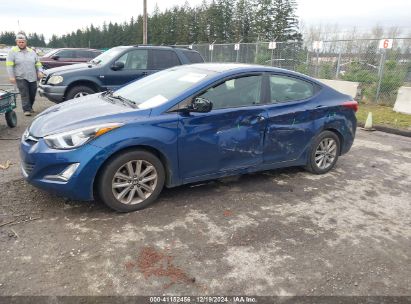 Lot #3034053812 2016 HYUNDAI ELANTRA SE