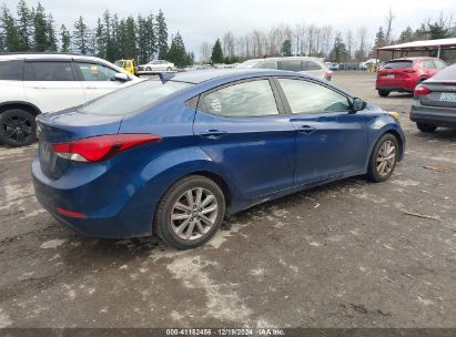 Lot #3034053812 2016 HYUNDAI ELANTRA SE