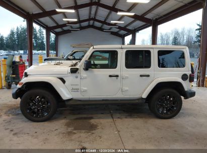 Lot #3056477074 2022 JEEP WRANGLER 4XE UNLIMITED SAHARA 4X4