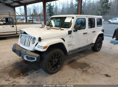 Lot #3056477074 2022 JEEP WRANGLER 4XE UNLIMITED SAHARA 4X4