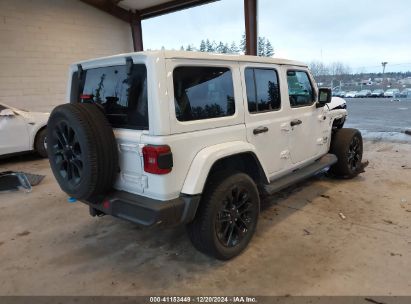 Lot #3056477074 2022 JEEP WRANGLER 4XE UNLIMITED SAHARA 4X4