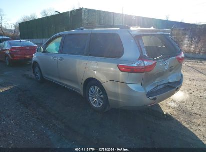 Lot #3051091175 2015 TOYOTA SIENNA XLE 8 PASSENGER