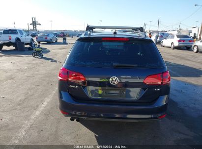 Lot #3035091173 2015 VOLKSWAGEN GOLF SPORTWAGEN TDI S 4-DOOR