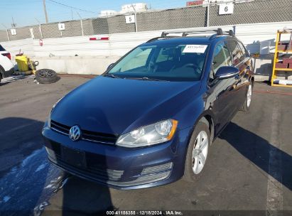 Lot #3035091173 2015 VOLKSWAGEN GOLF SPORTWAGEN TDI S 4-DOOR