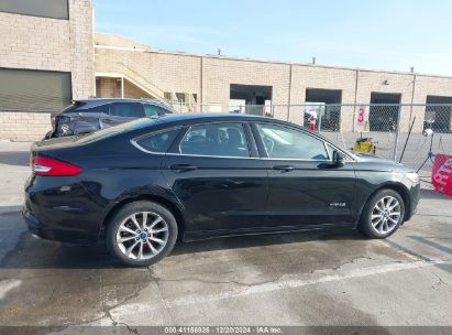 Lot #3056071828 2017 FORD FUSION HYBRID SE