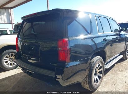 Lot #3036721864 2018 CHEVROLET TAHOE COMMERCIAL FLEET