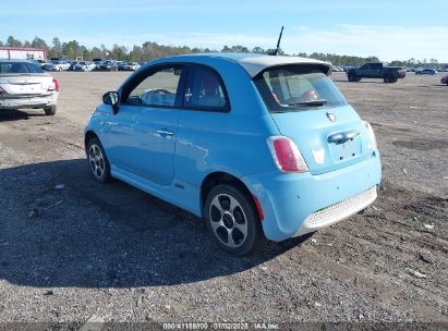 Lot #3051091106 2015 FIAT 500E BATTERY ELECTRIC