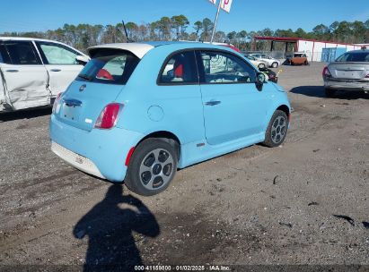 Lot #3051091106 2015 FIAT 500E BATTERY ELECTRIC