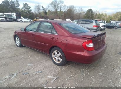 Lot #3051091100 2004 TOYOTA CAMRY SE V6