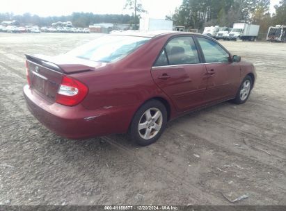 Lot #3051091100 2004 TOYOTA CAMRY SE V6