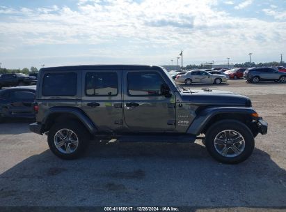 Lot #3039829531 2022 JEEP WRANGLER UNLIMITED SAHARA 4X4