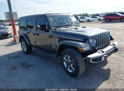 Lot #3039829531 2022 JEEP WRANGLER UNLIMITED SAHARA 4X4