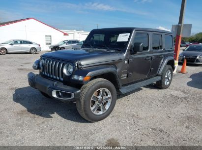 Lot #3039829531 2022 JEEP WRANGLER UNLIMITED SAHARA 4X4