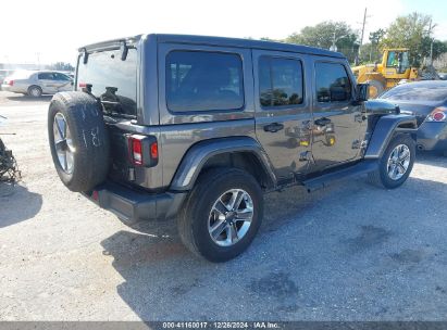 Lot #3039829531 2022 JEEP WRANGLER UNLIMITED SAHARA 4X4