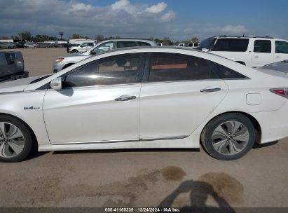 Lot #3056469325 2015 HYUNDAI SONATA HYBRID LIMITED