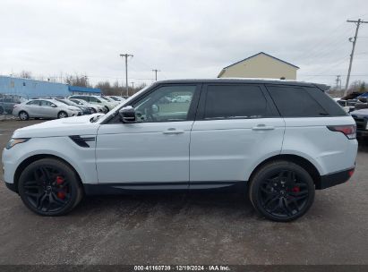 Lot #3037534150 2016 LAND ROVER RANGE ROVER SPORT