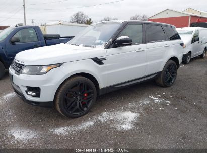 Lot #3037534150 2016 LAND ROVER RANGE ROVER SPORT