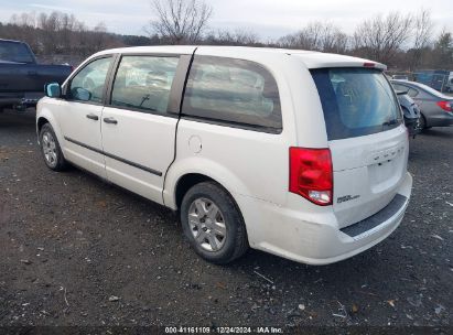 Lot #3057078722 2013 DODGE GRAND CARAVAN AMERICAN VALUE PKG