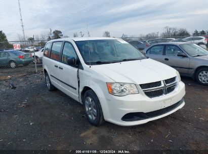 Lot #3057078722 2013 DODGE GRAND CARAVAN AMERICAN VALUE PKG