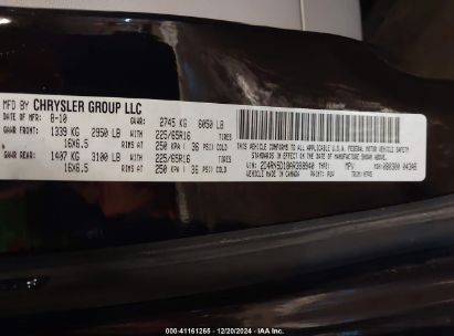 Lot #3052078913 2010 DODGE GRAND CARAVAN SXT