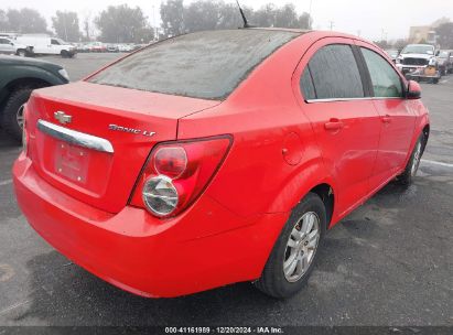 Lot #3031250596 2014 CHEVROLET SONIC LT AUTO