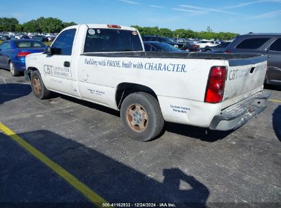 Lot #3050076645 2004 CHEVROLET SILVERADO 1500 WORK TRUCK