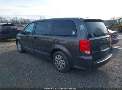 Lot #3037523163 2017 DODGE GRAND CARAVAN SE