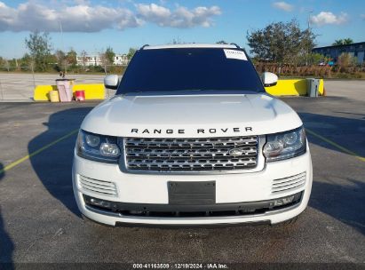 Lot #3054262424 2014 LAND ROVER RANGE ROVER 5.0L V8 SUPERCHARGED/5.0L V8 SUPERCHARGED EBONY EDITION