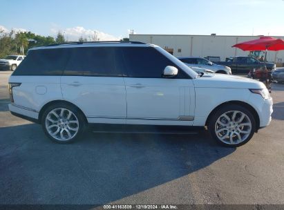 Lot #3054262424 2014 LAND ROVER RANGE ROVER 5.0L V8 SUPERCHARGED/5.0L V8 SUPERCHARGED EBONY EDITION