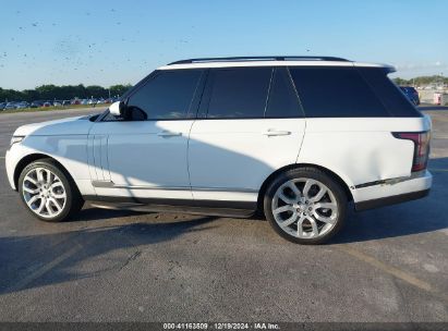 Lot #3054262424 2014 LAND ROVER RANGE ROVER 5.0L V8 SUPERCHARGED/5.0L V8 SUPERCHARGED EBONY EDITION